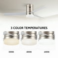 thumbnail image 3 of Ceiling Fan w 18W LED Light Remote 52" Blade Fan for Bedroom Living Room Decor, 3 of 7