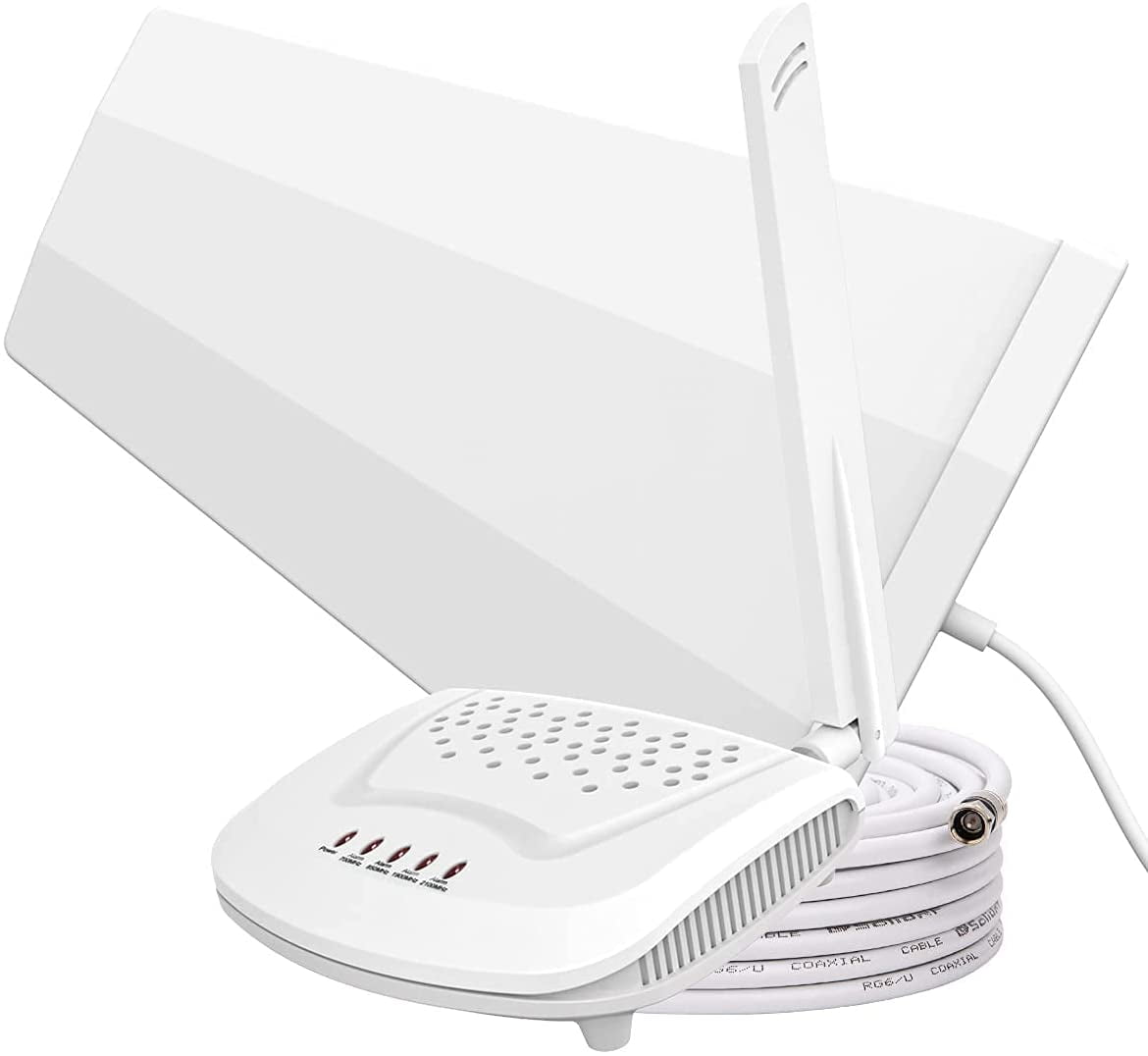 Amazboost-High Gain Antenna-Cell-Phone-Booster for-Home Cell Phone Signal Booster Supports Up to 2500 Square Foot Area