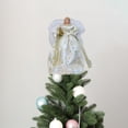 thumbnail image 4 of Figura de ángel en La Copa Del árbol/adorno de árbol de Navidad de 12 Pulgadas Cm/adorno de Navidad para Bar/interior/fiesta/dormitorio/decoració Oro Macarena Adorno de árbol de ángel, 4 of 8