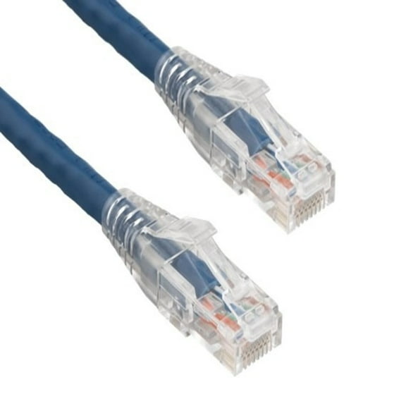 SANOXY Cables and Adapters; 25ft Cat6 550 MHz UTP Ethernet Network Patch Cable with Clear Snagless Boot, Blue