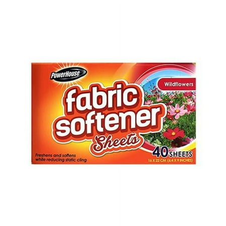 92609-7 Fabric Softener Sheet, 40-Count, Fresh Floral - Quantity 12