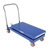 Vestil Manufacturing CART-2000-2040-FP 20 x 40 in. 2000 lbs Foot Pump Hydraulic Elevating Cart