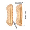 thumbnail image 3 of 2 Pairs Silicone Heel Grips, Anti-Blister Heel Cushion Inserts, Non- Shoe Liners for Loose Shoes, Comfort Heel Protectors for Women High Heels and Flats, 3 of 5