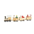 thumbnail image 2 of Christmas Wooden Train Set, Four-Section Mini Train Set Christmas Decorations, Christmas Toys Under Xmas Tree for Party Favor Home Decor, 2 of 6