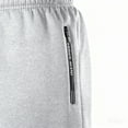 thumbnail image 6 of Winter Heavyweight Pants for Men Sherpa Fleece Lined Joggers, Drawstring Active Sweatpants with Zipper Pockets, 6 of 7