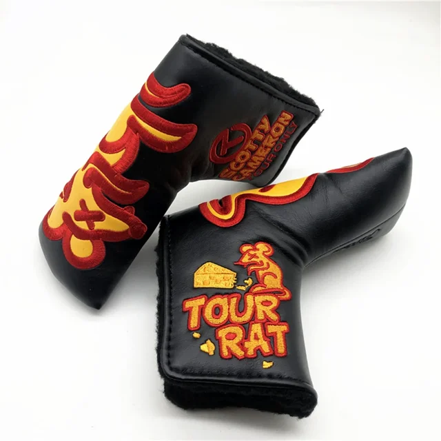 Golf Head Cover Putter Golf Club Blade Putter Headcover Super Rat Snow Man Mouse Cherry Blossom Golf Blade Putter Cover GEFQT043-1pcs
