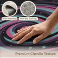 thumbnail image 6 of ODIKA 8'x10' Washable Area Rug Non-Slip Chair-Friendly Mat Starry Nebula Swirl Meteorite Uranus Themed Theme Galaxy Flowing Dynamic for Dining Room, Large Office, Lounge, 6 of 7