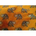 thumbnail image 4 of oneOone Cotton Silk Fabric Elephant Block Print Fabric By The Yard 42 Inch Wide, 4 of 4