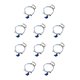 thumbnail image 2 of Qarigey elegante y duradera para mujer para cualquier salida para mujer colgante de moda para pareja con hermosa cola de hebilla 312A azul 1 312A Azul 1 10Conjunto, 2 of 6