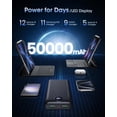 thumbnail image 2 of TEMOGU-Power Bank Fast Charging 50000mAh 22.5W Portable Charger USB C Quick Charge with 3 Outputs & 2 Inputs LED Display Huge Capacity External Battery Pack for iPhone, Samsung, iPad etc, 2 of 4