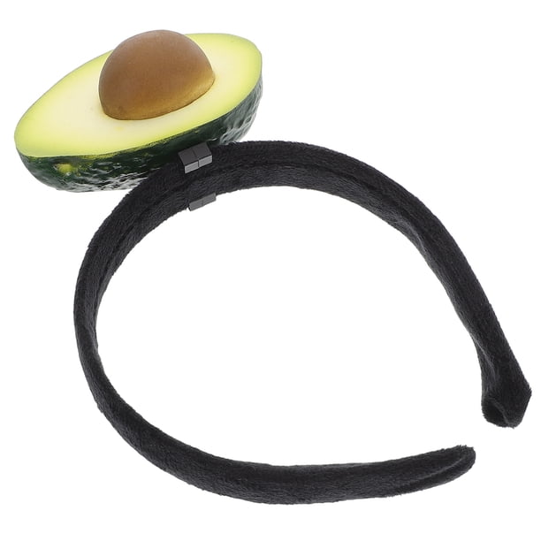 FELTECHELECTR Diadema de spa con forma de aguacate, divertida diadema de aguacate, maquillaje, lavado de cara, accesorios para el cabello para mujeres y niñas.