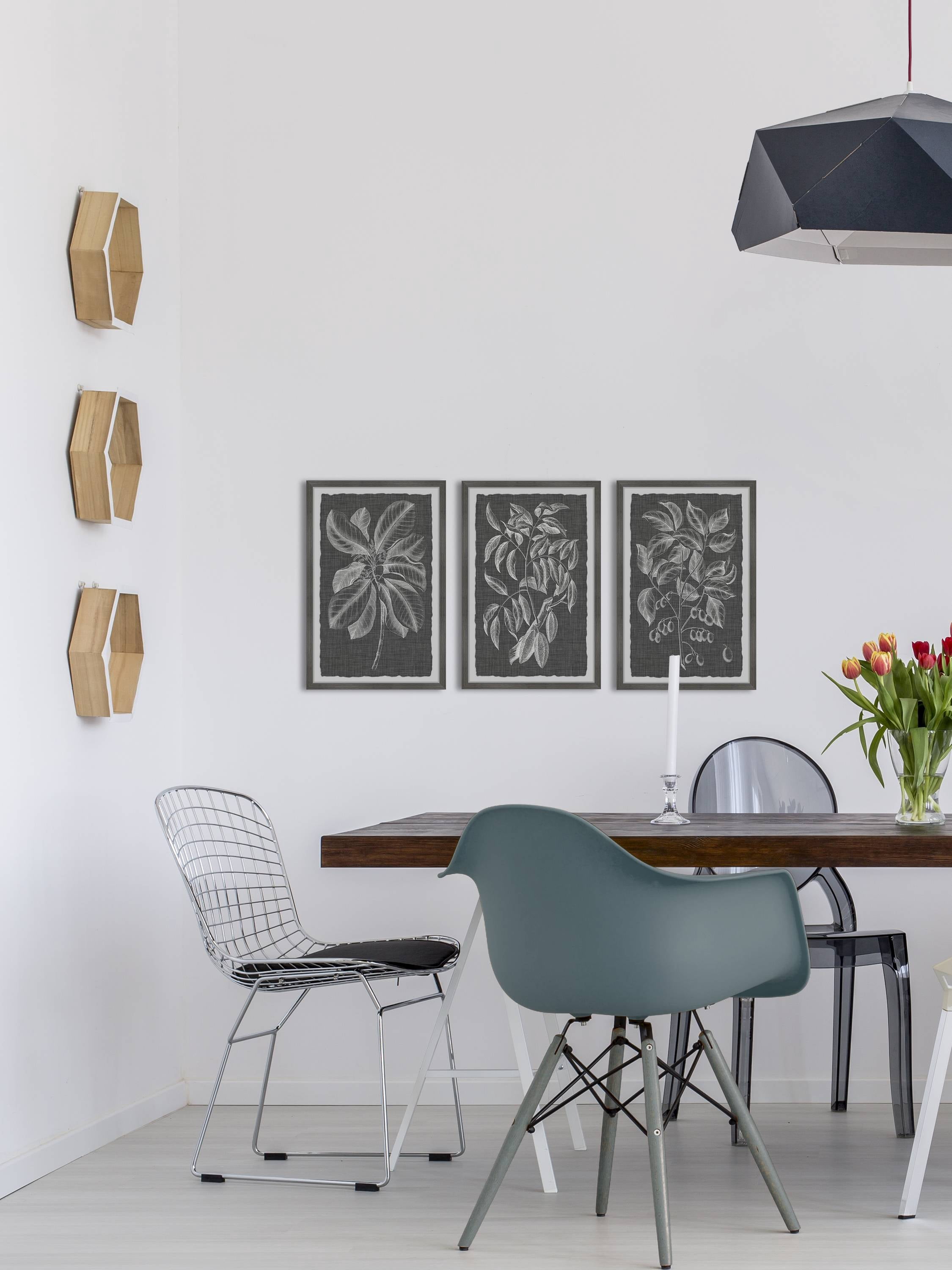 Marmont Hill Graphic Foliage VI Triptych
