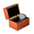 thumbnail image 3 of Caja de almacenamiento para monedas Guardhouse acabado teca para 10 monedas, 3 of 8