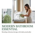 thumbnail image 2 of REGALWOVEN 1 Pack Cute Animal Chenille Hanging Hand Towel, Absorbent Soft Bathroom Decorative Towel for Kitchen Green 10" x 6", 2 of 5