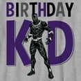 thumbnail image 2 of Boy's Marvel Birthday Kid Black Panther  Graphic Tee Athletic Heather X Large, 2 of 5