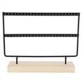thumbnail image 1 of Earrings Stand, Easy To Install Jewelry Rack, Durable For Retail Store Jewelry Display Jewelry Display Black, 1 of 8