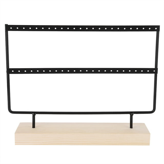 Earrings Stand, Easy To Install Jewelry Rack, Durable For Retail Store Jewelry Display Jewelry Display Black