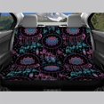 thumbnail image 3 of POLERO Gradient Dreamcatcher Full Wrap Rear Bench Seat Cover for Car Interior Automotive, Water Resistant Stretch Back Seat Cover Protectors, 3 of 4