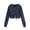 Navy-a, variant on Women Casual Solid Long Sleeve Zipper Pocket Shirt Hooded Sweatshirt Tops Casual T Shirts Women Hiking Shirts Women Women T Shirts Summer Athletic Shirts Pack Women Woman T Shirt Short