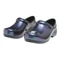 thumbnail image 4 of Anywear SRANGEL Women's Healthcare Professional Closed Back Clog, 9, Iridescent Purple, Black, 4 of 6