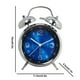 thumbnail image 3 of pstuiky Pequeño reloj despertador de metal gemelo ruidoso silencioso con luz nocturna, 3 of 7