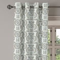 thumbnail image 3 of Ambesonne Traditional Grommet Curtain, Folk, 50" x 54", Multicolor, 3 of 6