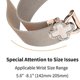 thumbnail image 3 of For Huami Amazfit GTR 42mm Milanese Band Stainless Steel Watch Strap Clover Decor, Size: S - Black B, 3 of 5