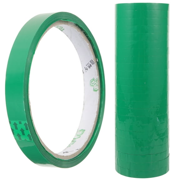 24 Rolls Packing Tapes Clear Bag Sealing Tapes Freezer Packaging Bag Sealing Tapes for Supermarket
