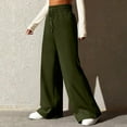 thumbnail image 6 of Wensltd Women High Waisted Cargo Pants Casual Wide Leg Trousers, 6 of 8