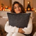 thumbnail image 4 of Lzobxe Pillow Covers Inch Cozy Microfiber Pillowcases, Bohemian Embroidered Cushion Cover Seasonal Decorations for Couch Sofa Bed Living Room, 4 of 7