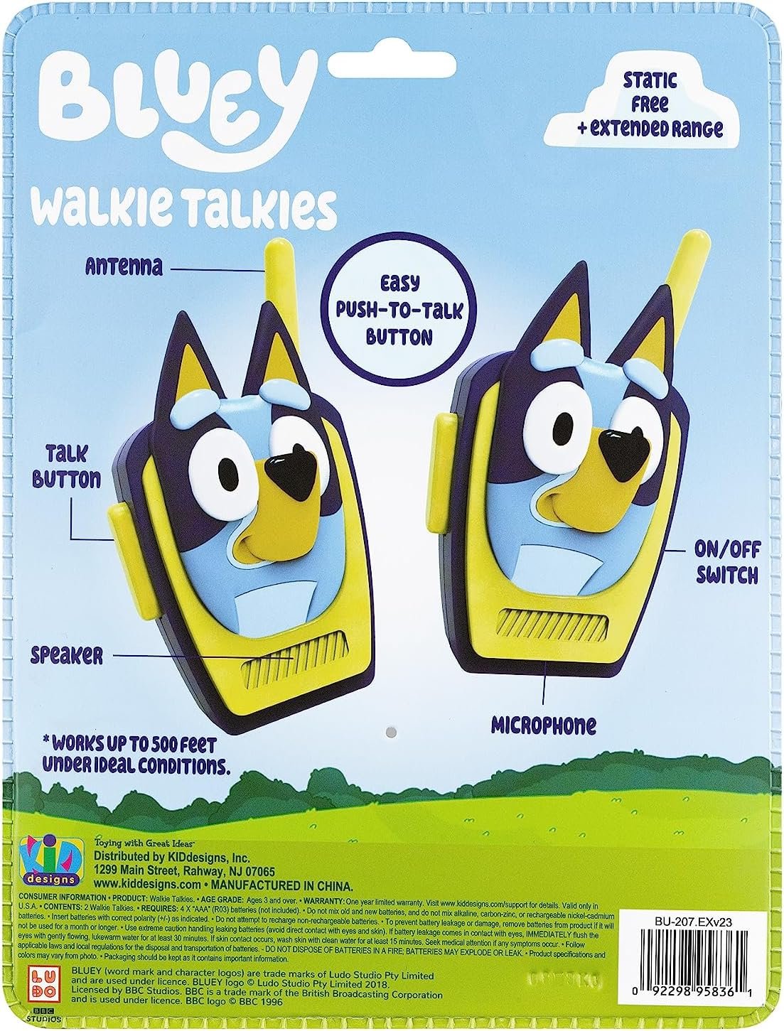 Bluey Walkie Talkies with Extended Range photo 4