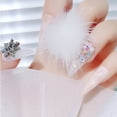 thumbnail image 2 of Linda Bola De Piel De Visón Polar Suave Extraíble 3D Uñas Pelo Esponjoso Colorido Diy Juego De Bolas De Hojaldre Magnéticas Con Base Extraíble Para Fiesta En Casa Al Aire Libre Advancent CE003174-04, 2 of 6