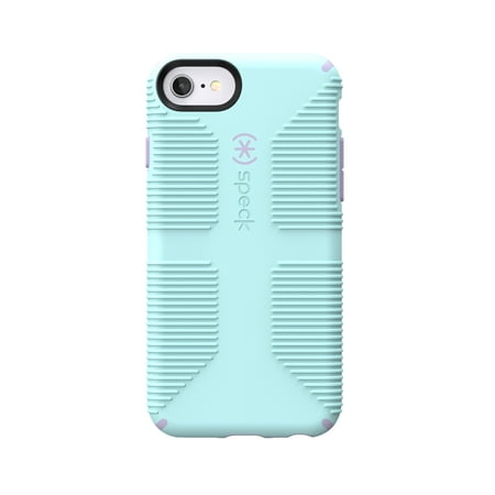 Speck iPhone 8, 7, 6 & SE CandyShell Grip phone case in Cyan and Lilac