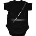thumbnail image 2 of Halloween Ninja Assassin Costume Black Soft Baby One Piece - 18-24 months, 2 of 2