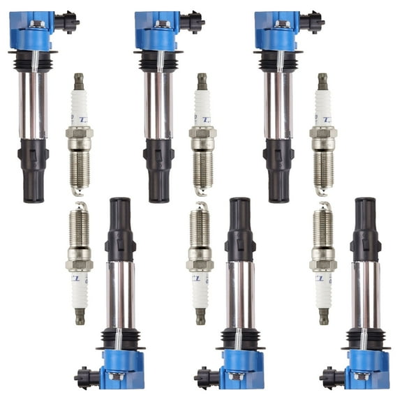 High Performance Ignition Coil and Denso Platinum Spark Plug Compatible with Cadillac CTS SRX