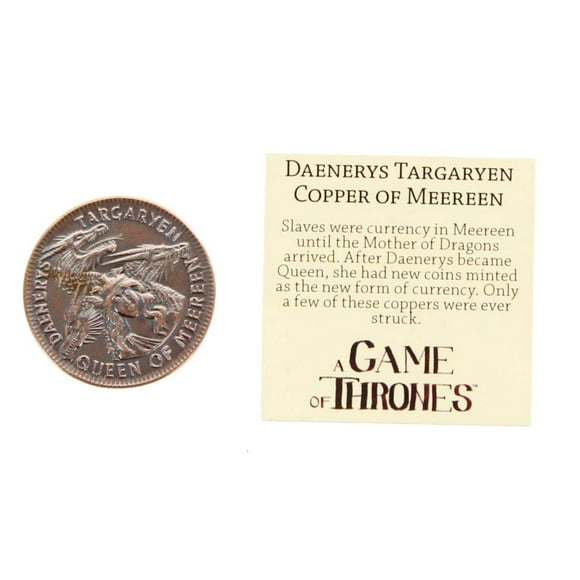 Réplica de moneda Game of Thrones Daenerys Targaryen Queen