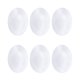 thumbnail image 2 of Set de huevos falsos de madera | 6 Pcs Huevos de madera blancos sin terminar | Suministros de pintura de bricolaje para manualidades | Huevos falsos decorativos realistas | Arte de Pascua, 2 of 6