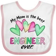 thumbnail image 3 of Inktastic My Mom is the Best Engineer Ever Boys or Girls Baby Bib, 3 of 4