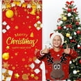 thumbnail image 6 of Cheapark Christmas Door Cover Decoration 78.7 X 35.4 Inches - Wrinkle-Resistant Festive Background for Home Entrance, Christmas, New Year & Winter Parties, 6 of 6