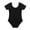 Black, variant on TSSOE Kids Girls Basic Short Sleeves Cotton Gymnastics Leotard Ballet Dancewear Pink 4
