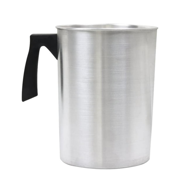 Light Candle Making Pouring Pot,Dripless Pouring & Heat-Resisting Handle Designed. Melting Pot,Aluminum Construction Candle Making 3L 13.5x20cm