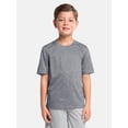 thumbnail image 2 of Athletic Works Boy's Short Sleeve Core Active T-Shirt 2-Pack, Sizes 4-18 & Husky, 2 of 14
