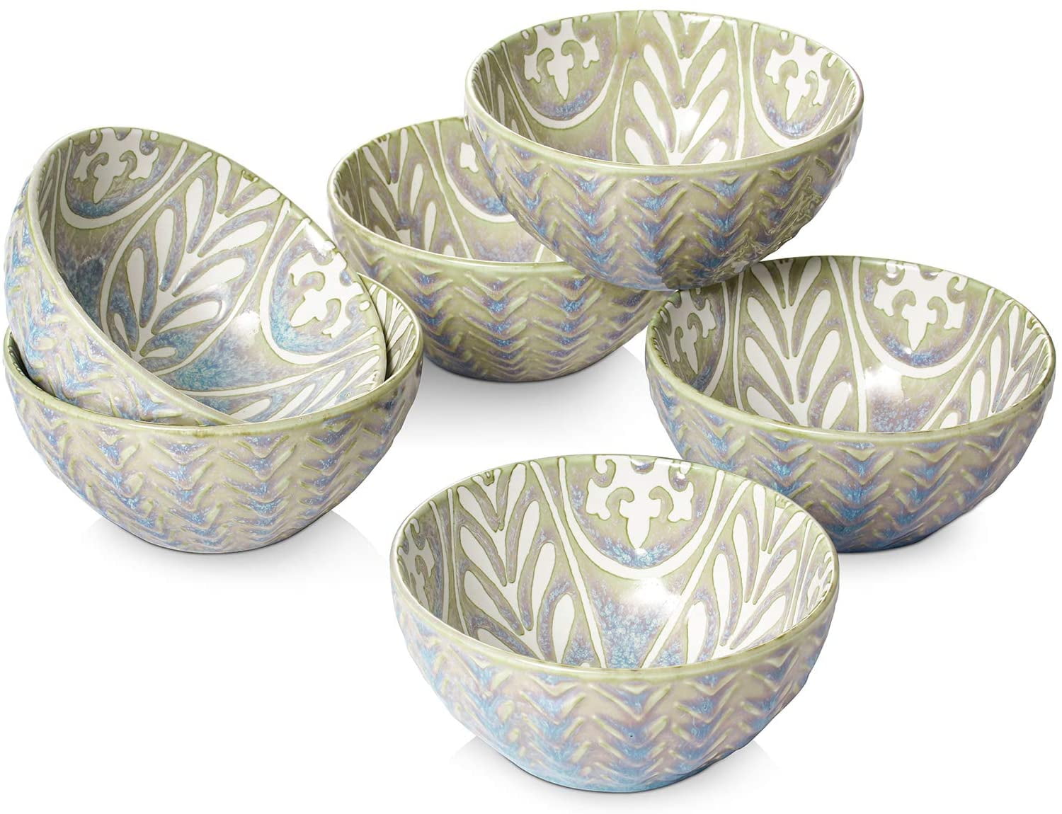 Dessert Bowls, ZONESUM 13 OZ Ceramic Small Decorative