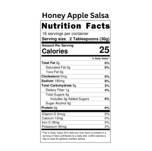 Kyvan Honey Apple Mild Salsa, 16.3 oz