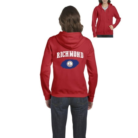 Virginia Zip - Richmond Virginia Womens Sweaters Zip Up