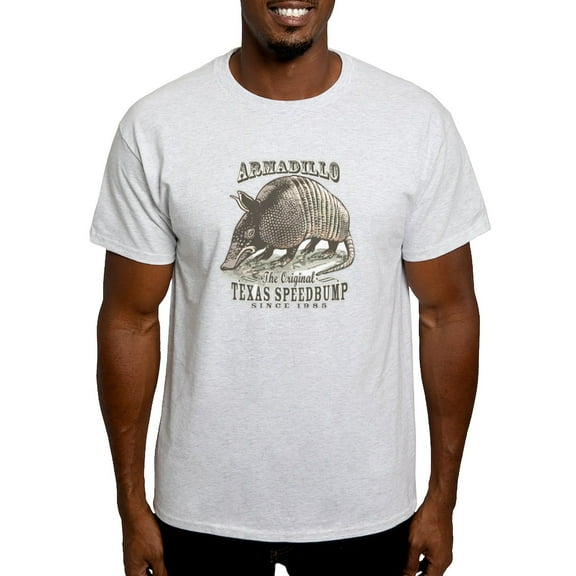 CafePress - Armadillo Texas Speedbump Light T Shirt - Light T-Shirt - CP