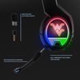 thumbnail image 2 of West Virginia Mountaineers Logo Wireless Bluetooth Gaming Headphones & Stand, 2 of 2