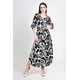 thumbnail image 1 of Vestido camisero de lino estampado Roman Fashion /Juvenil, 2154 (Negro) negro CH, 1 of 4