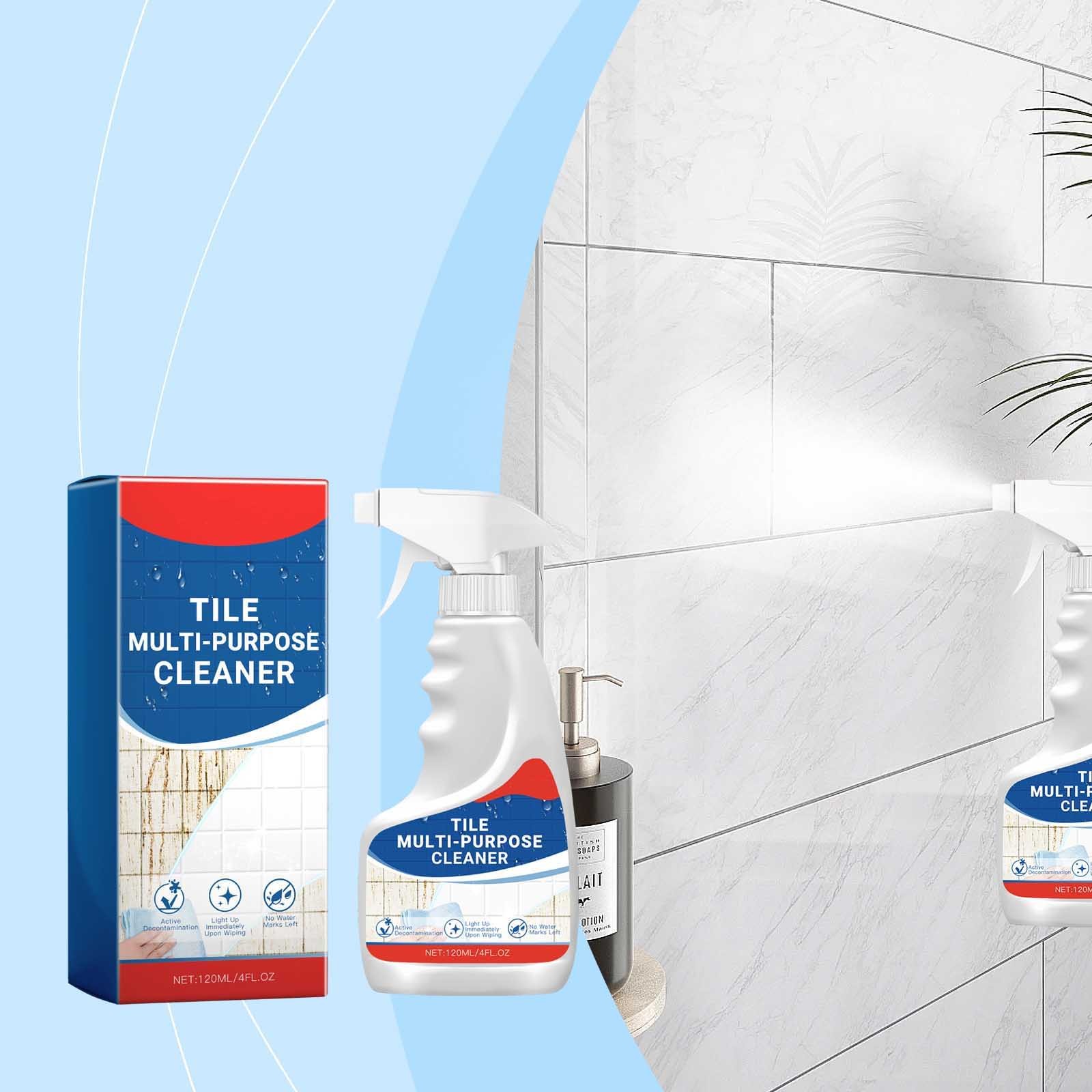 Cleaning Supplies, Tile All-Purpose Cleaner Tub and Tile Cleaner Porcelain Cleaner and Stain Remover Cleans Multiple Surfaces In Kitchens Bathrooms and More 120ml