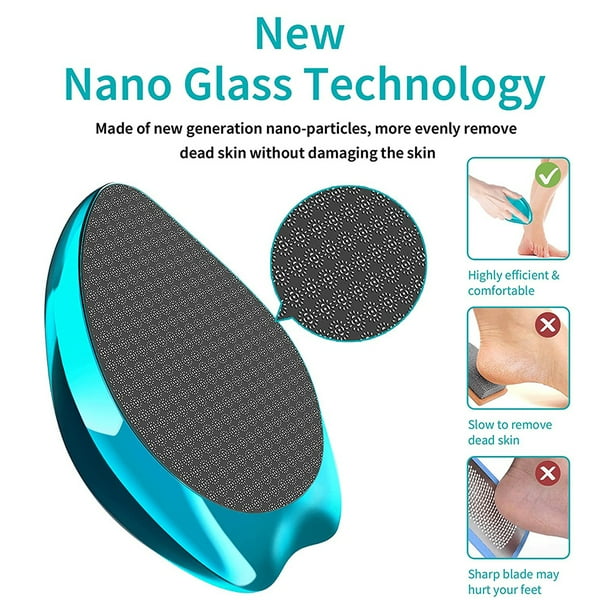 Innovative Nano Crystal Feet Scrubber, Portable Pedicure Foot Scraper For Dead  Skin Removal,suitable For Wet And Dry Safe Healthy Portable